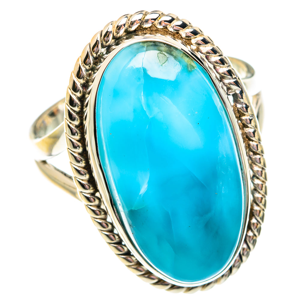 Larimar Rings handcrafted by Anasilvercos - RING75727