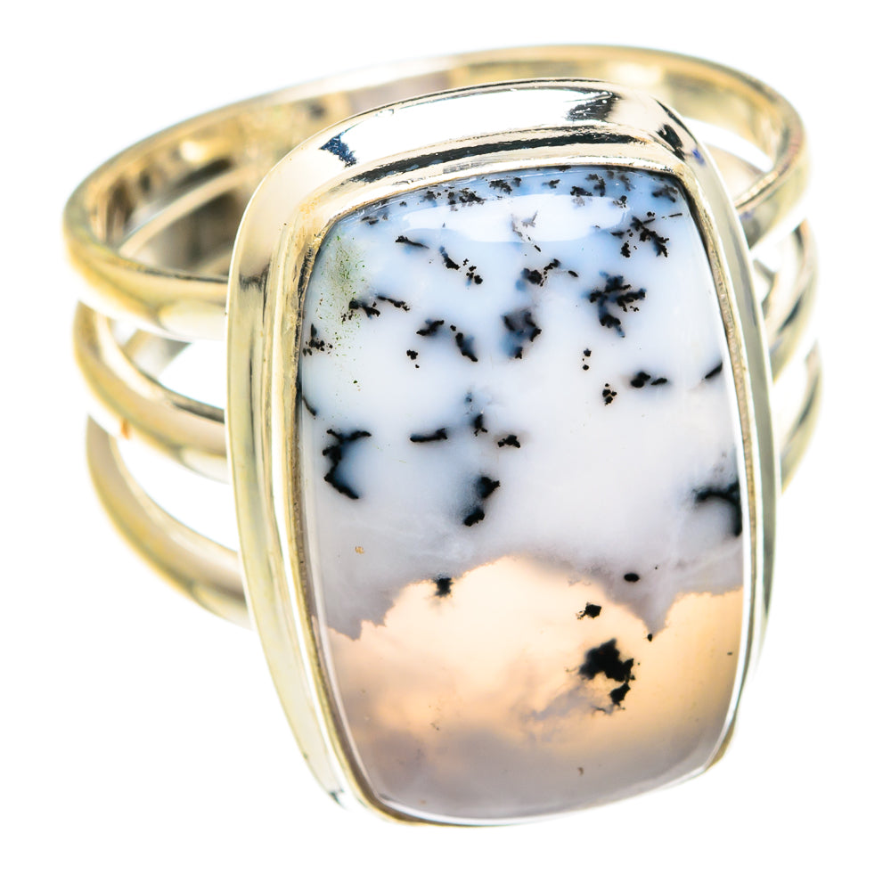 Dendritic Opal Rings handcrafted by Anasilvercos - RING75745