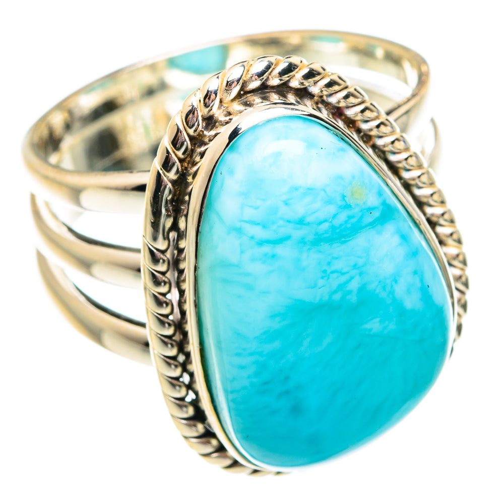 Larimar Rings handcrafted by Anasilvercos - RING75795
