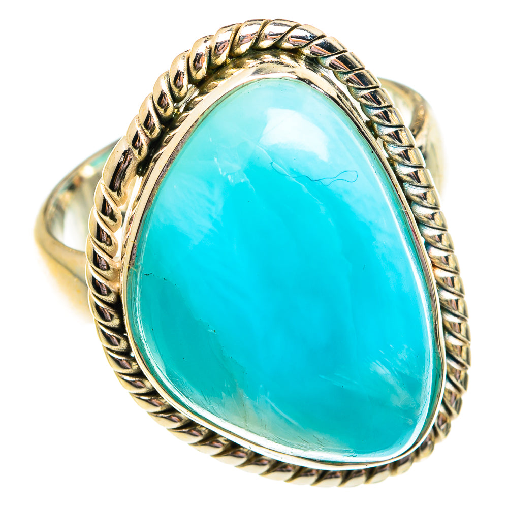 Larimar Rings handcrafted by Anasilvercos - RING75798