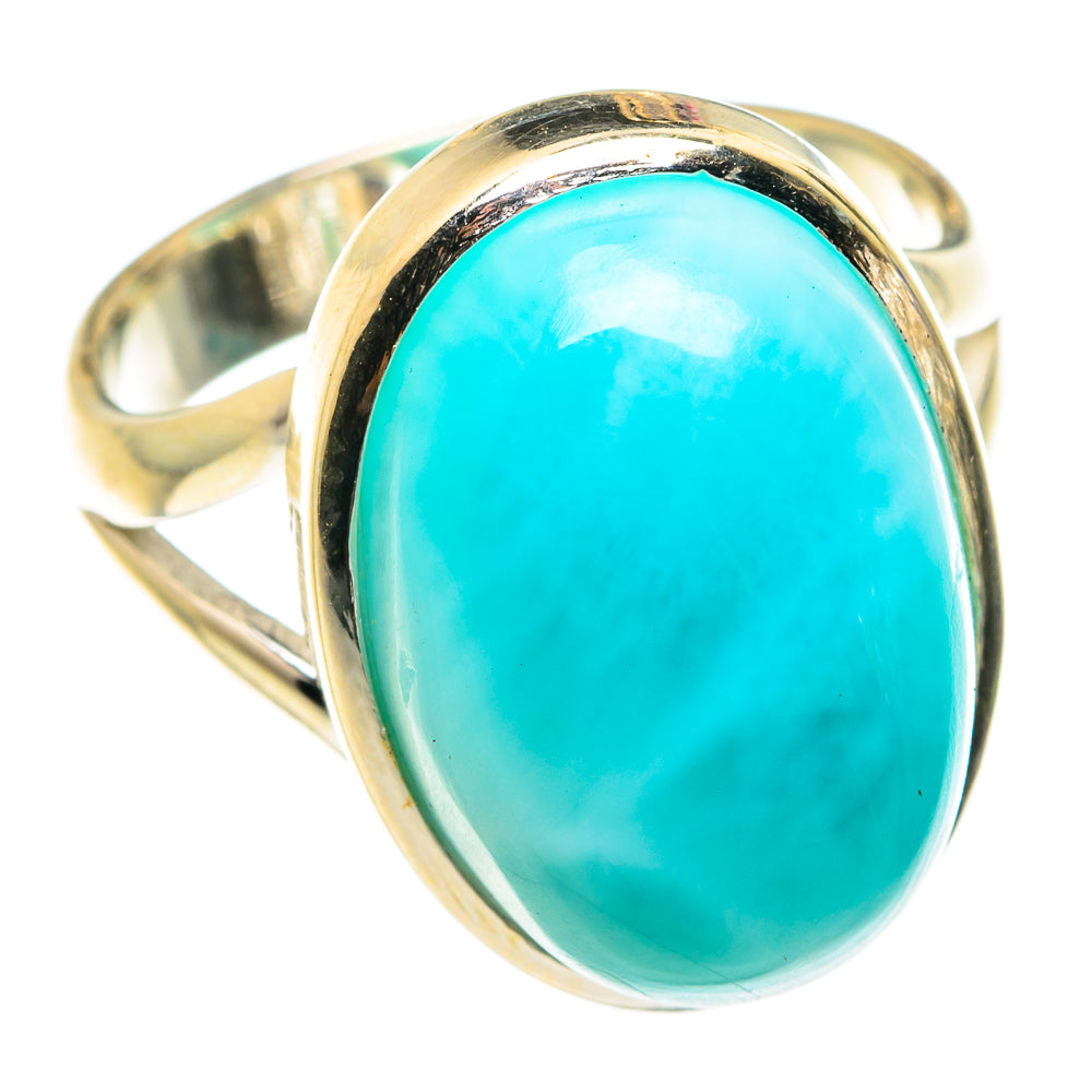 Larimar Rings handcrafted by Anasilvercos - RING75818