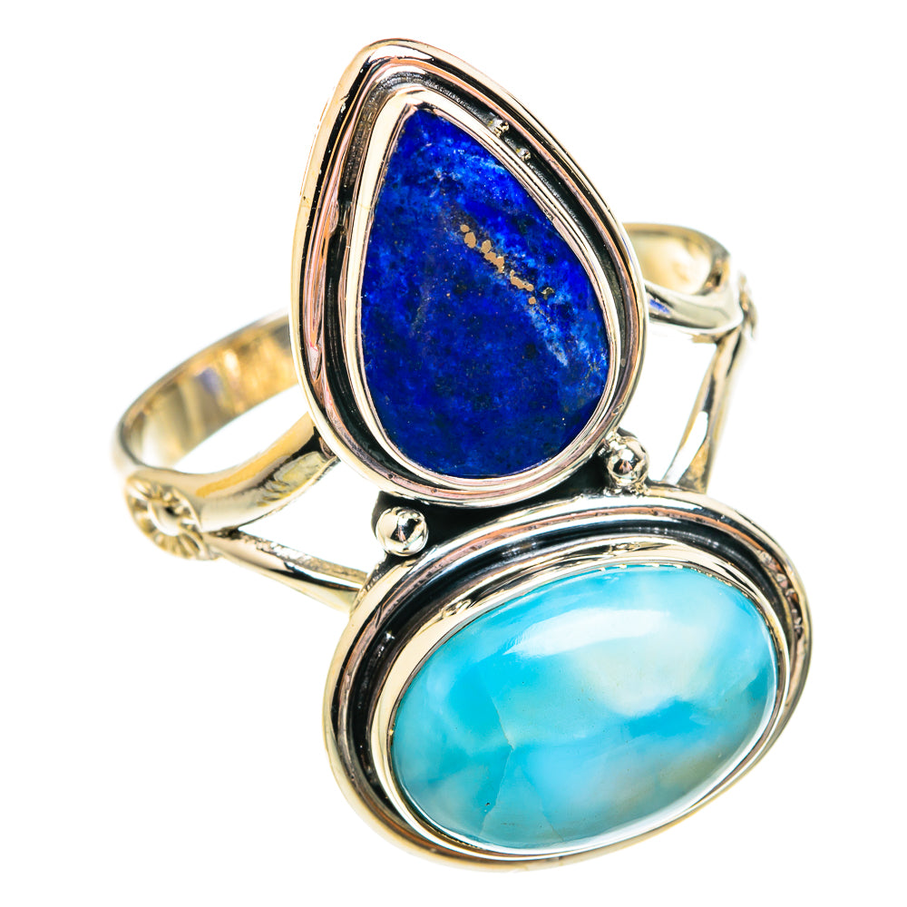 Larimar Rings handcrafted by Anasilvercos - RING75821