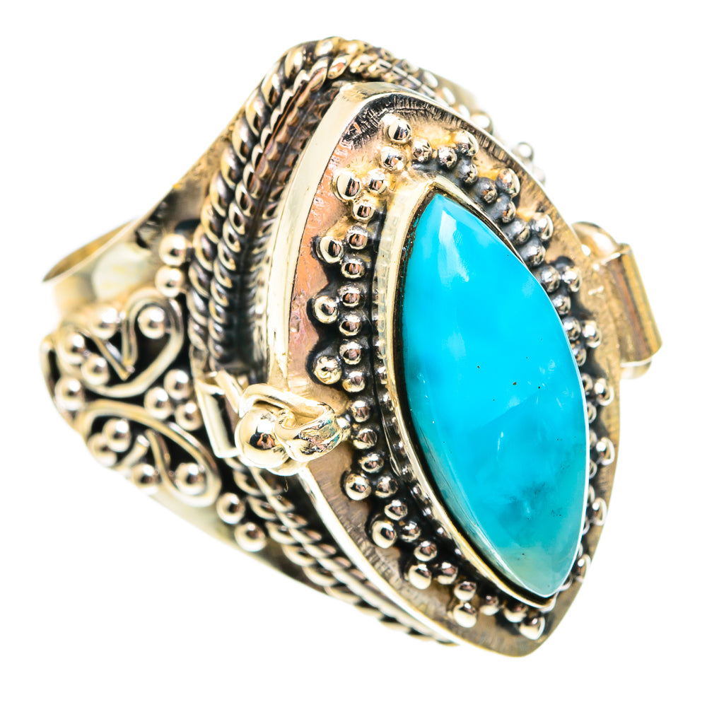 Larimar Rings handcrafted by Anasilvercos - RING75825
