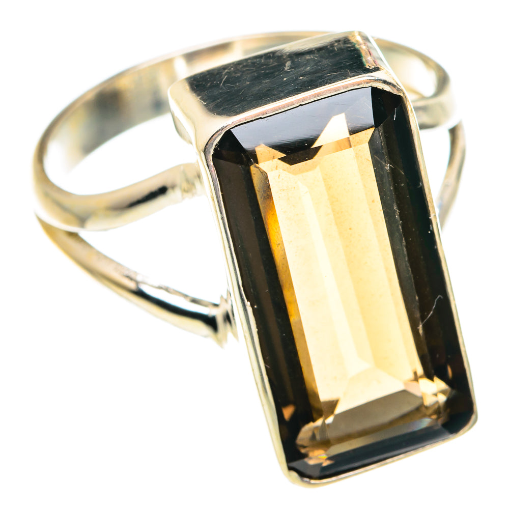 Smoky Quartz Rings handcrafted by Anasilvercos - RING75834