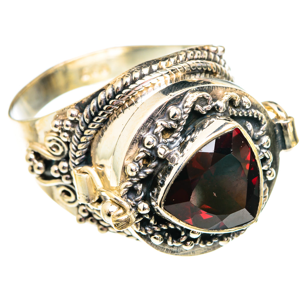 Garnet Rings handcrafted by Anasilvercos - RING75845