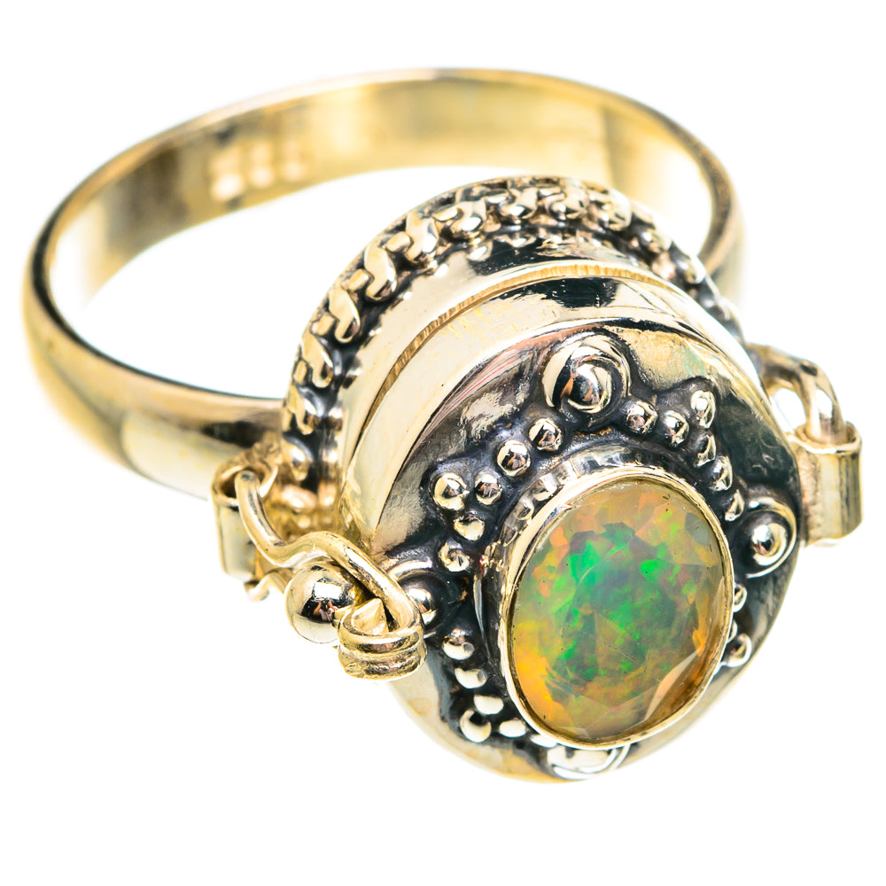 Ethiopian Opal Rings handcrafted by Anasilvercos - RING75857