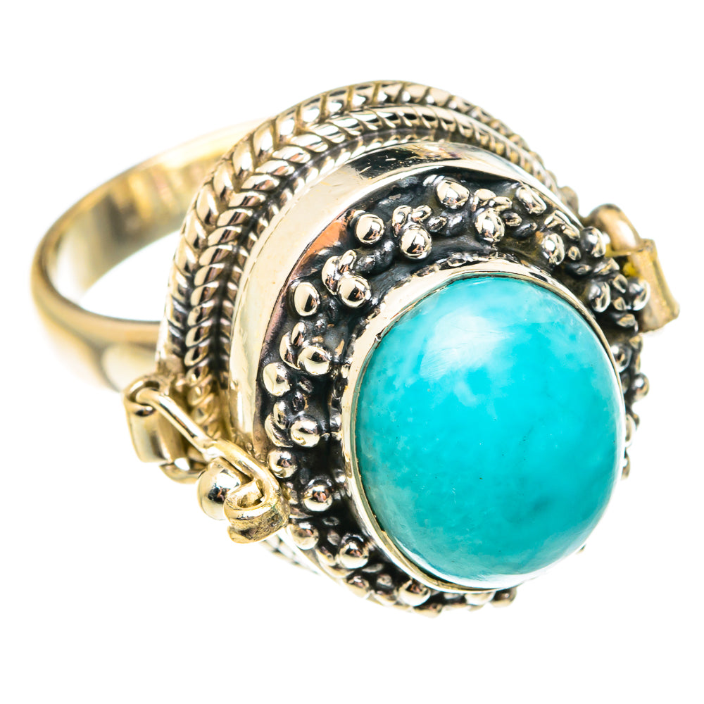 Larimar Rings handcrafted by Anasilvercos - RING75864