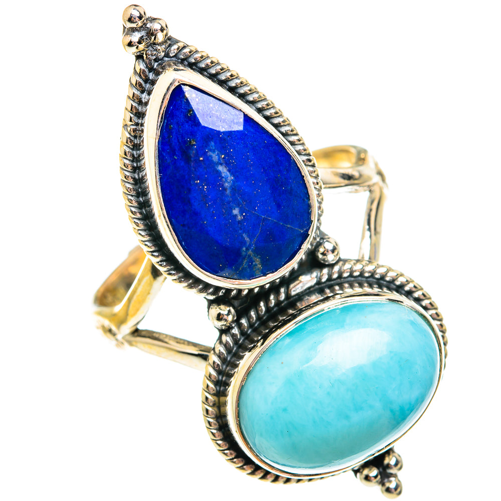 Larimar Rings handcrafted by Anasilvercos - RING75865