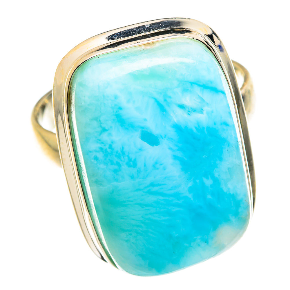 Larimar Rings handcrafted by Anasilvercos - RING75866