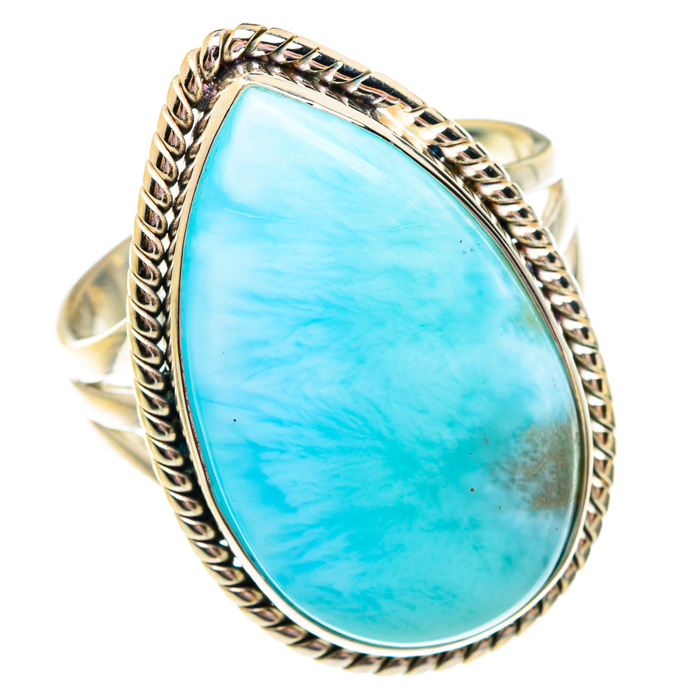 Larimar Rings handcrafted by Anasilvercos - RING75868