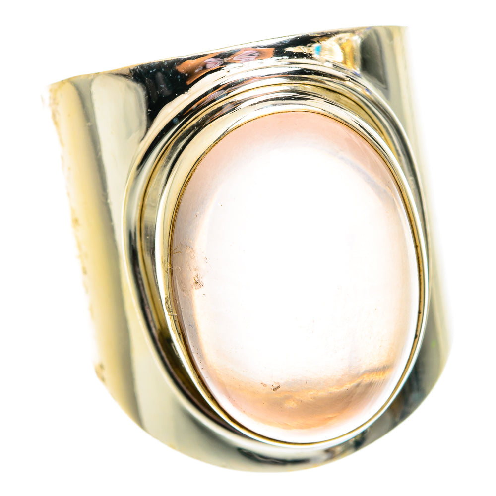 Rose Quartz Rings handcrafted by Anasilvercos - RING75883