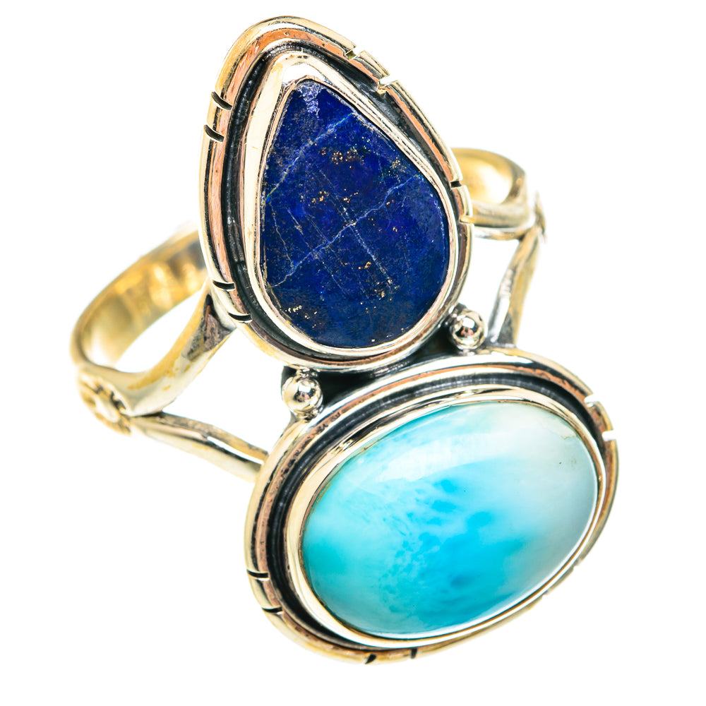 Larimar Rings handcrafted by Anasilvercos - RING75903