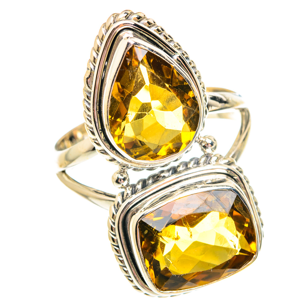 Mandarin Citrine Rings handcrafted by Anasilvercos - RING75909