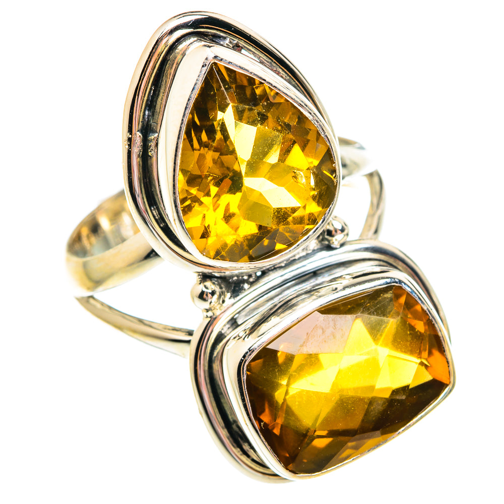Mandarin Citrine Rings handcrafted by Anasilvercos - RING75910