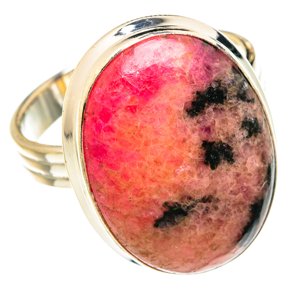 Rhodonite Rings handcrafted by Anasilvercos - RING75913