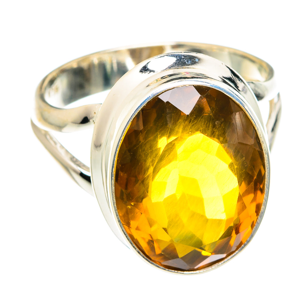 Mandarin Citrine Rings handcrafted by Anasilvercos - RING75931