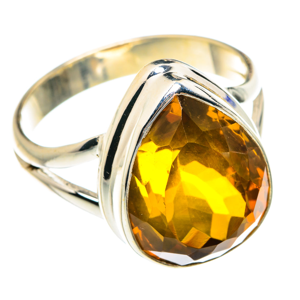 Mandarin Citrine Rings handcrafted by Anasilvercos - RING75932