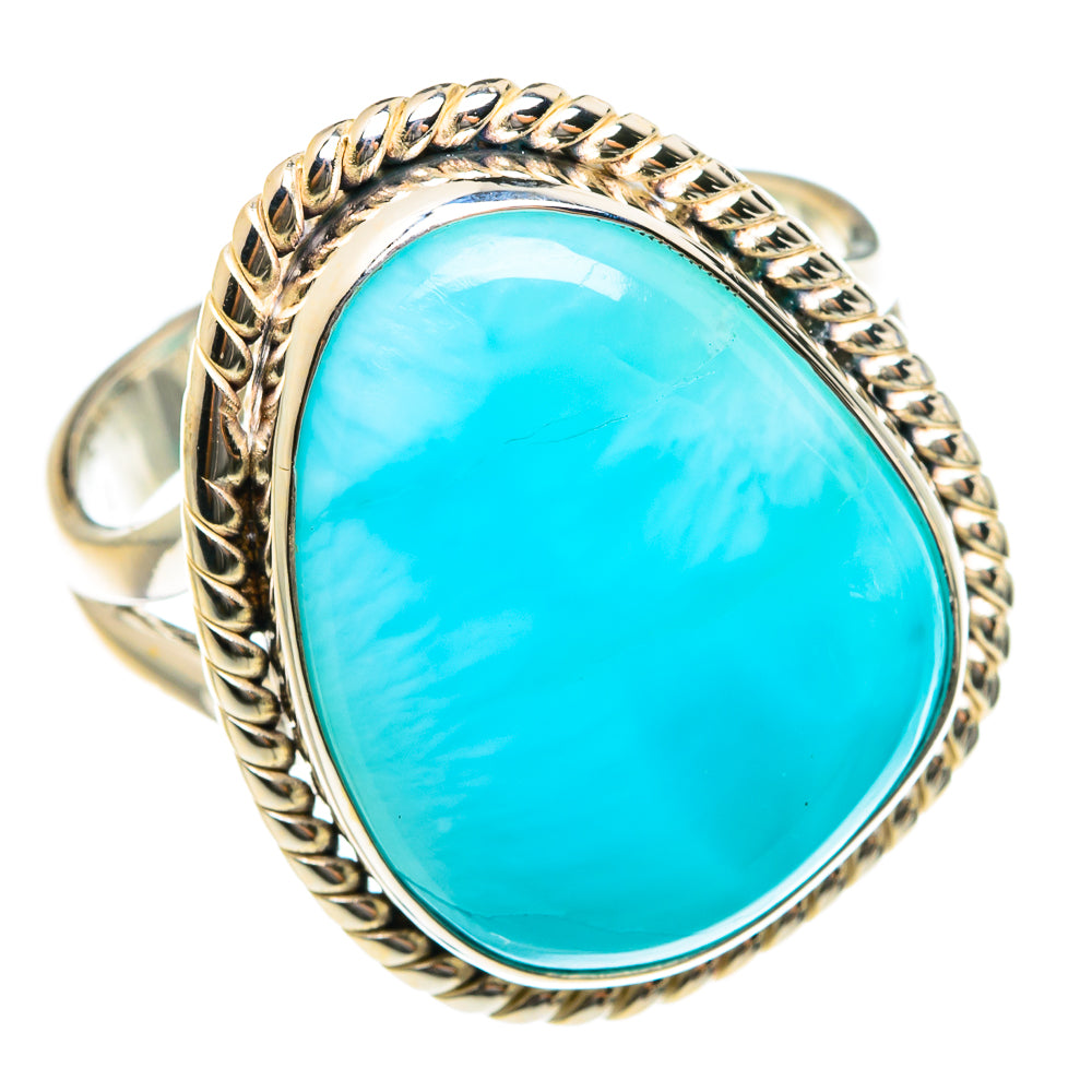 Larimar Rings handcrafted by Anasilvercos - RING75951