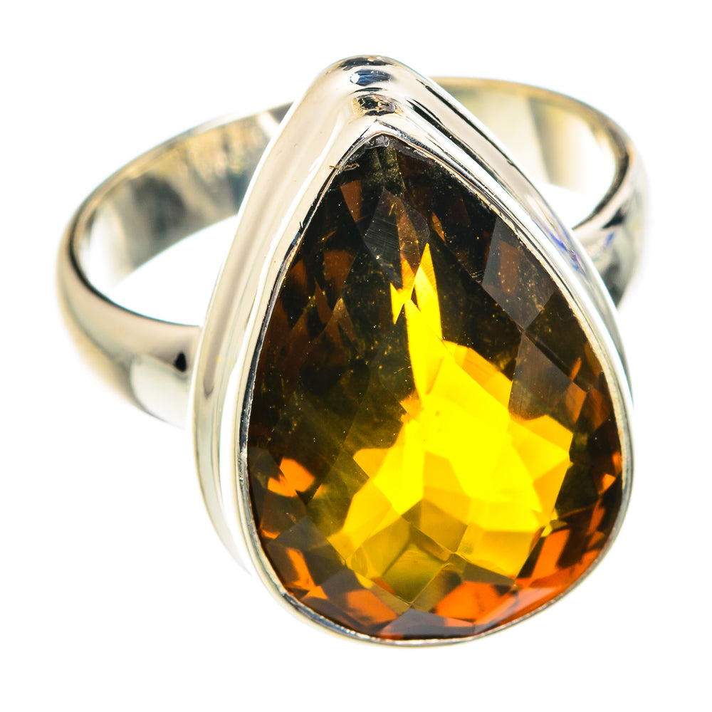 Mandarin Citrine Rings handcrafted by Anasilvercos - RING75956