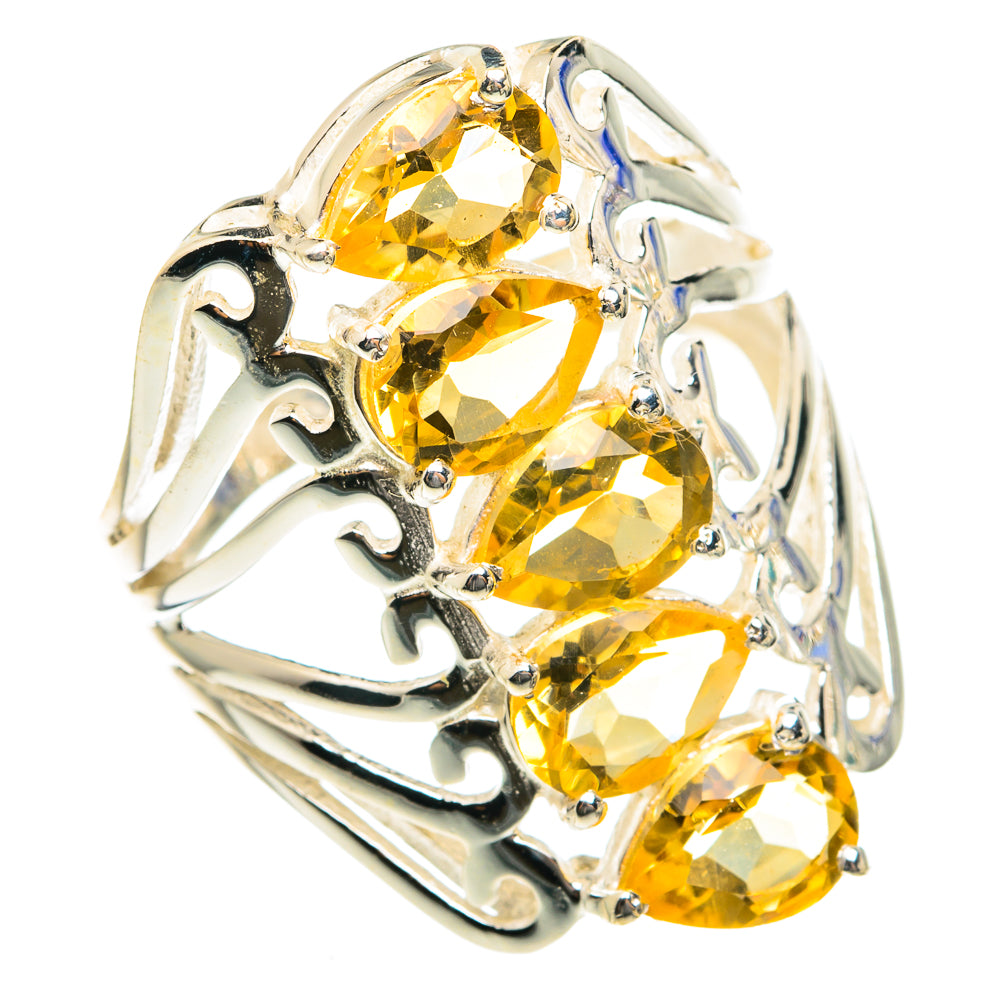 Citrine Rings handcrafted by Anasilvercos - RING75959