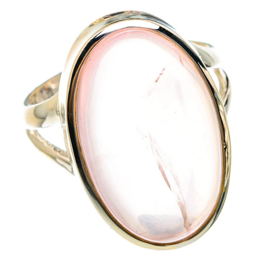 Rose Quartz Rings handcrafted by Anasilvercos - RING75960