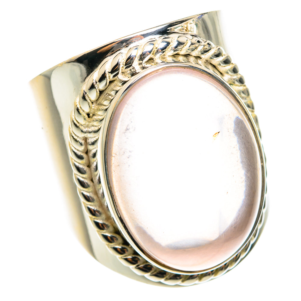 Rose Quartz Rings handcrafted by Anasilvercos - RING75961
