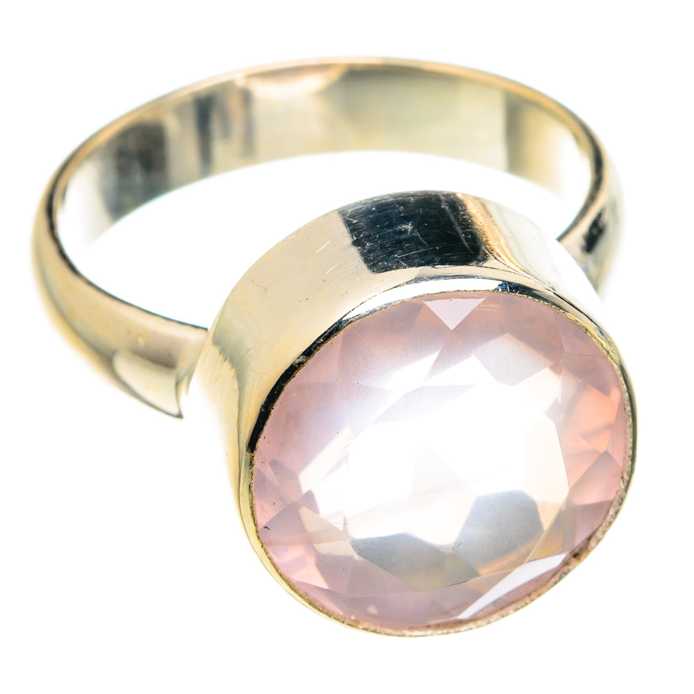 Rose Quartz Rings handcrafted by Anasilvercos - RING75962