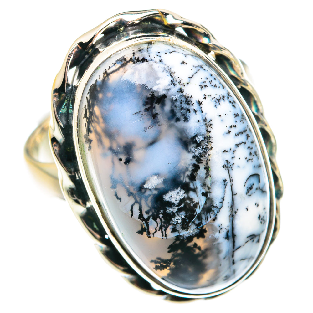 Dendritic Opal Rings handcrafted by Anasilvercos - RING75970