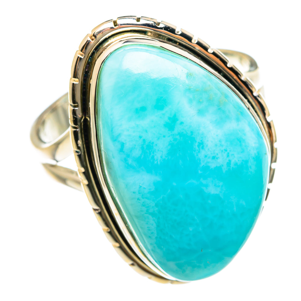 Larimar Rings handcrafted by Anasilvercos - RING75975