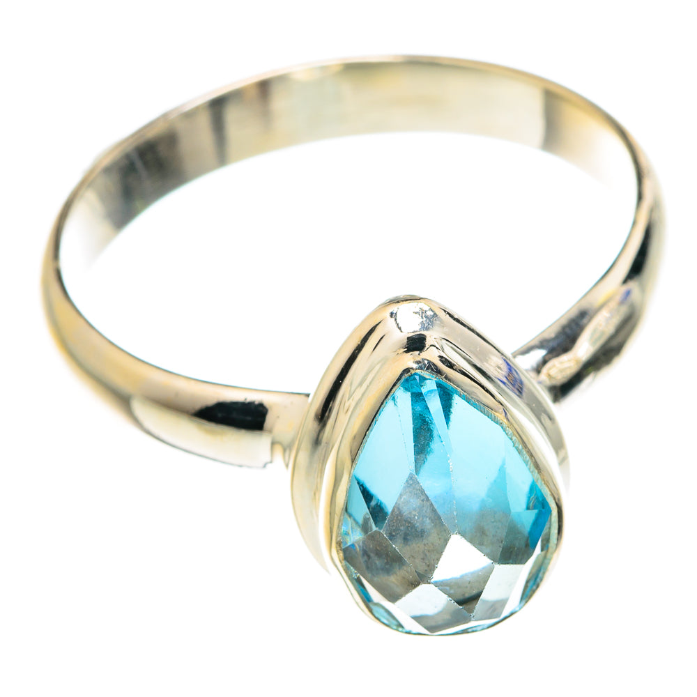 Blue Topaz Rings handcrafted by Anasilvercos - RING75978