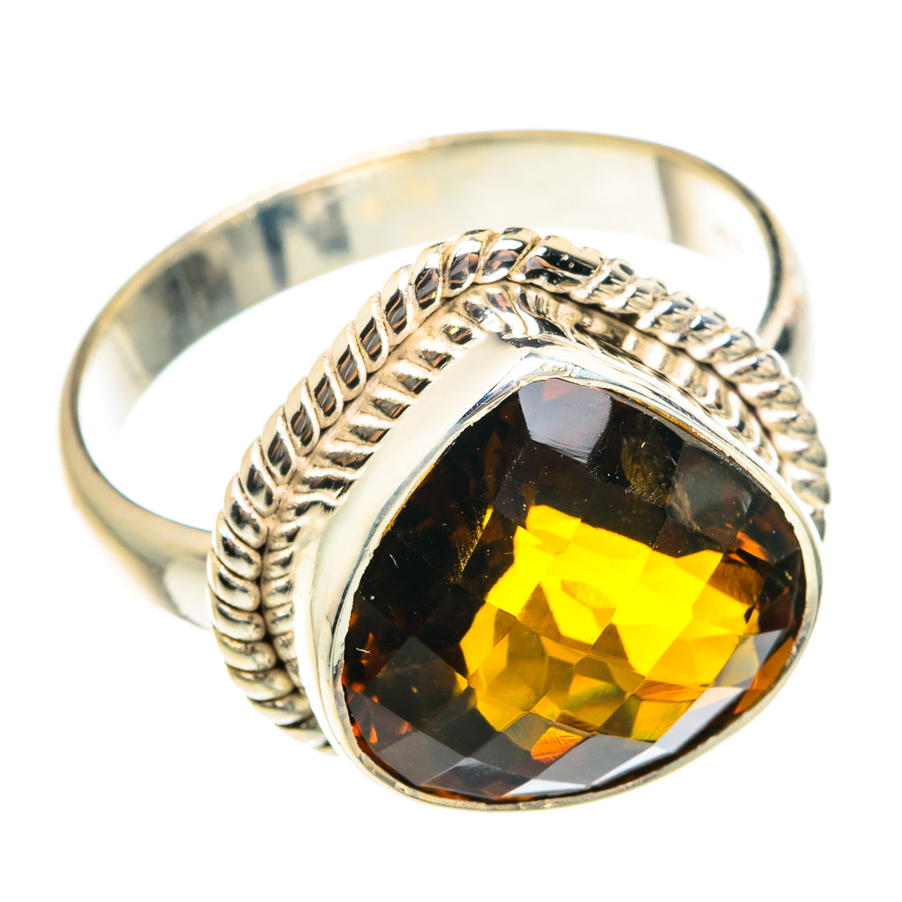 Mandarin Citrine Rings handcrafted by Anasilvercos - RING75982