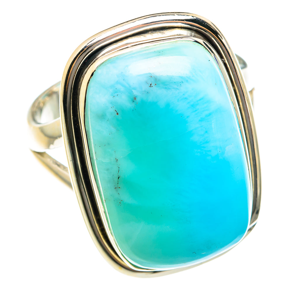 Larimar Rings handcrafted by Anasilvercos - RING76000