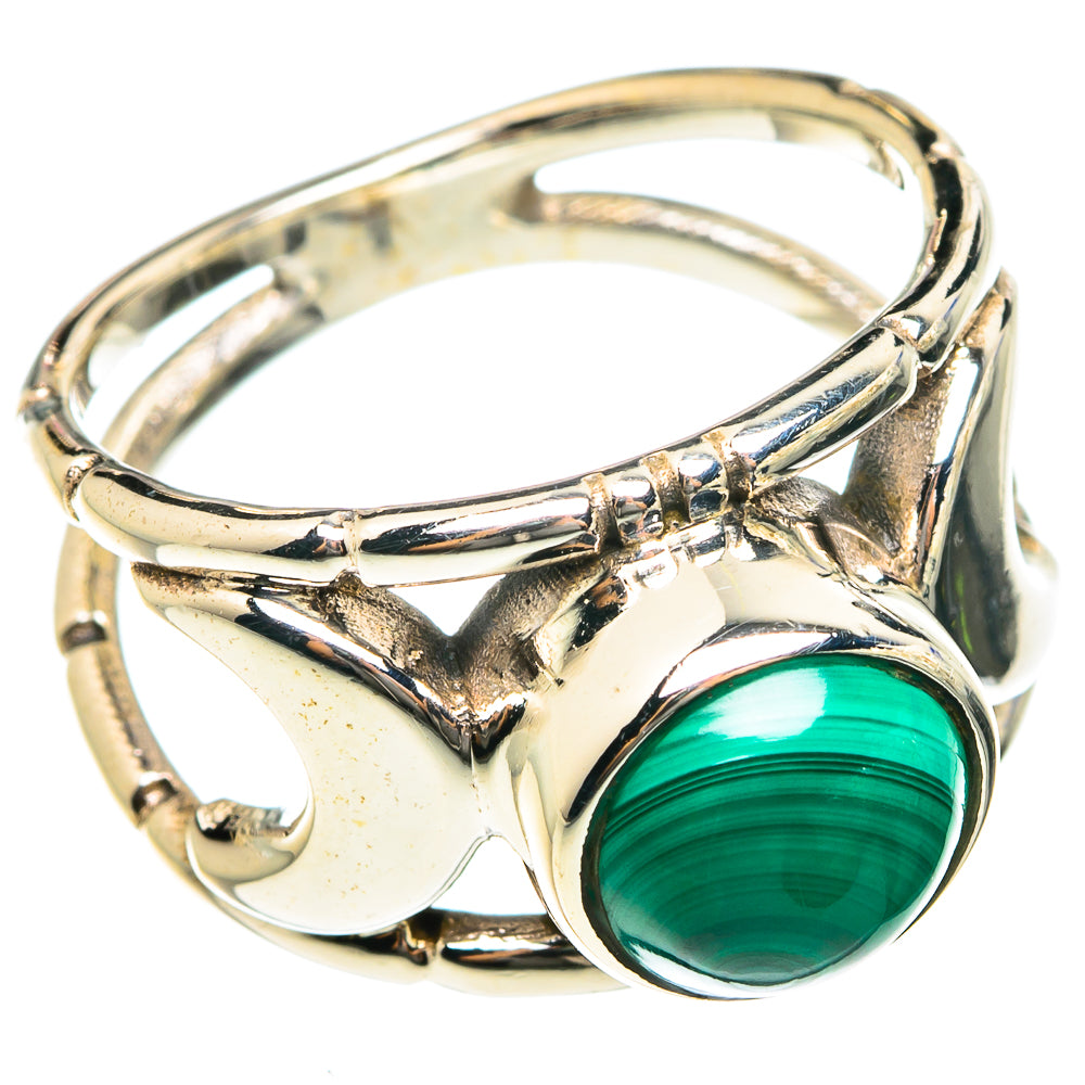 Malachite Rings handcrafted by Anasilvercos - RING76005