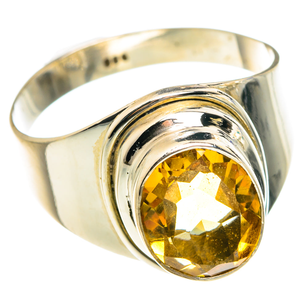 Citrine Rings handcrafted by Anasilvercos - RING76007