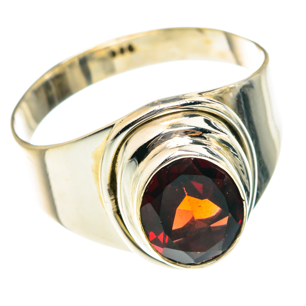 Garnet Rings handcrafted by Anasilvercos - RING76013