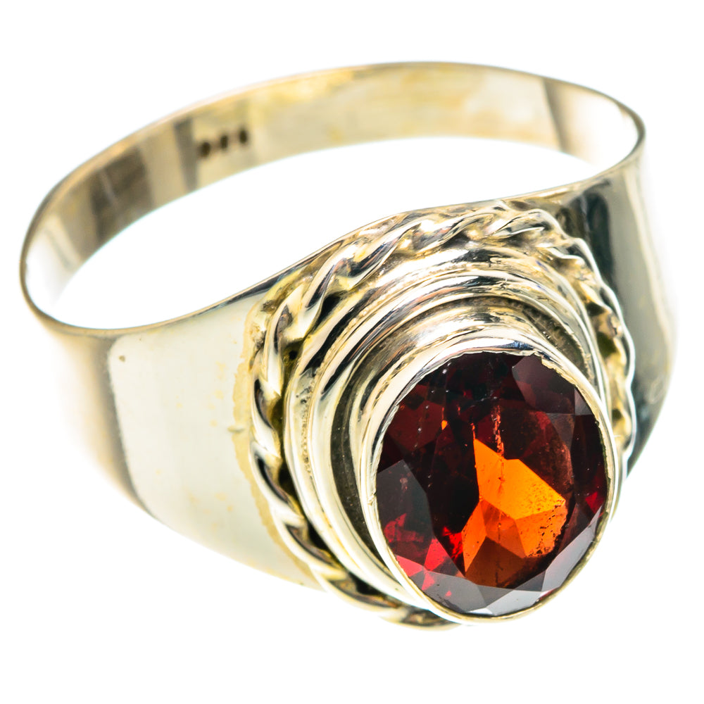Garnet Rings handcrafted by Anasilvercos - RING76014