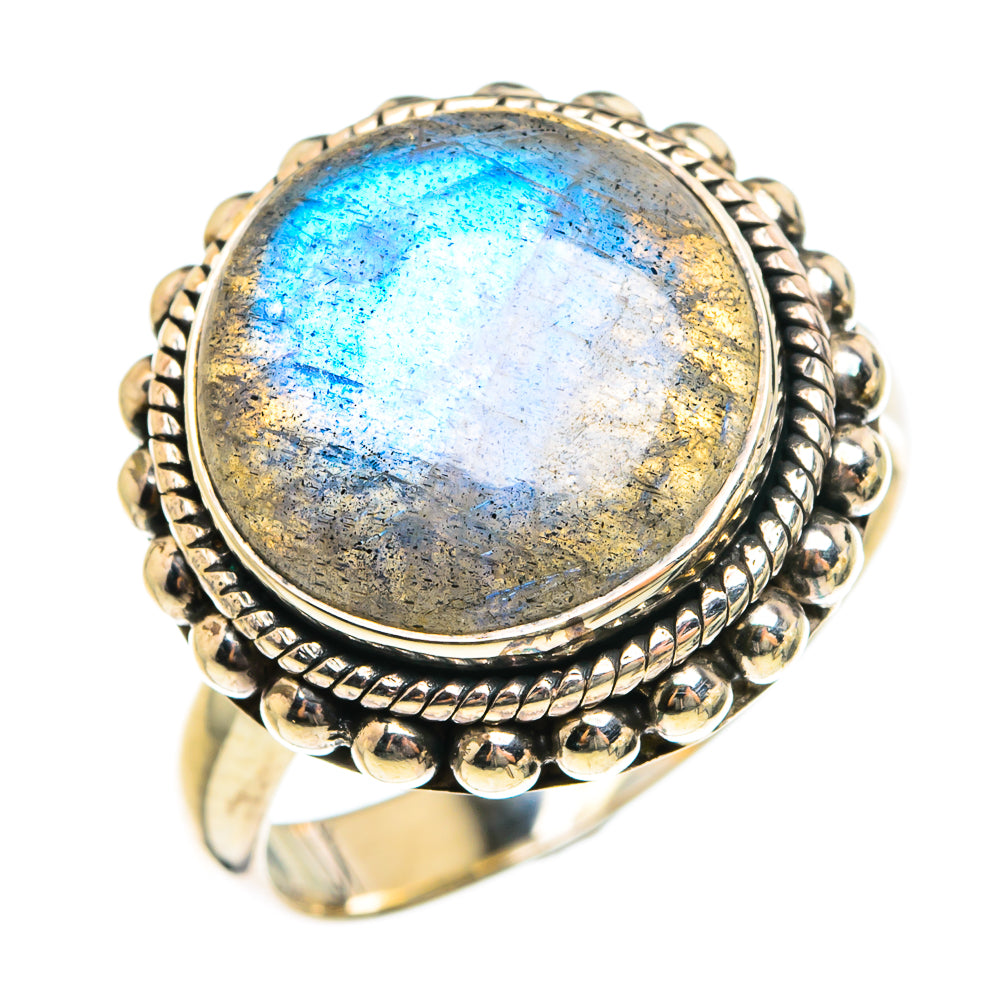 Labradorite Rings handcrafted by Anasilvercos - RING76027