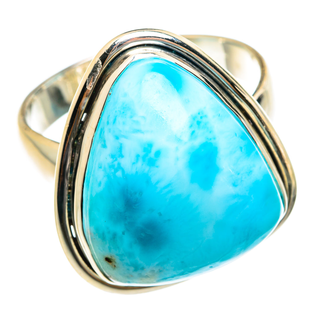 Larimar Rings handcrafted by Anasilvercos - RING76030
