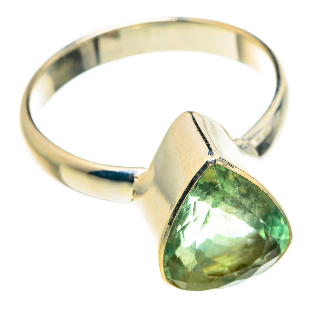 Green Fluorite Rings handcrafted by Anasilvercos - RING76032
