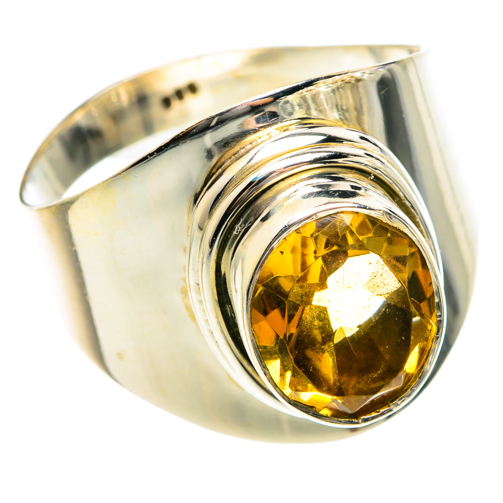 Citrine Rings handcrafted by Anasilvercos - RING76033
