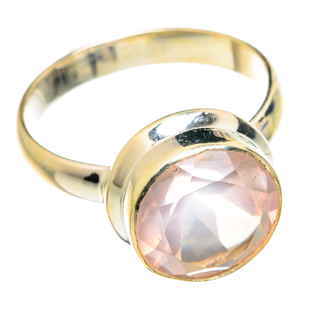Rose Quartz Rings handcrafted by Anasilvercos - RING76060