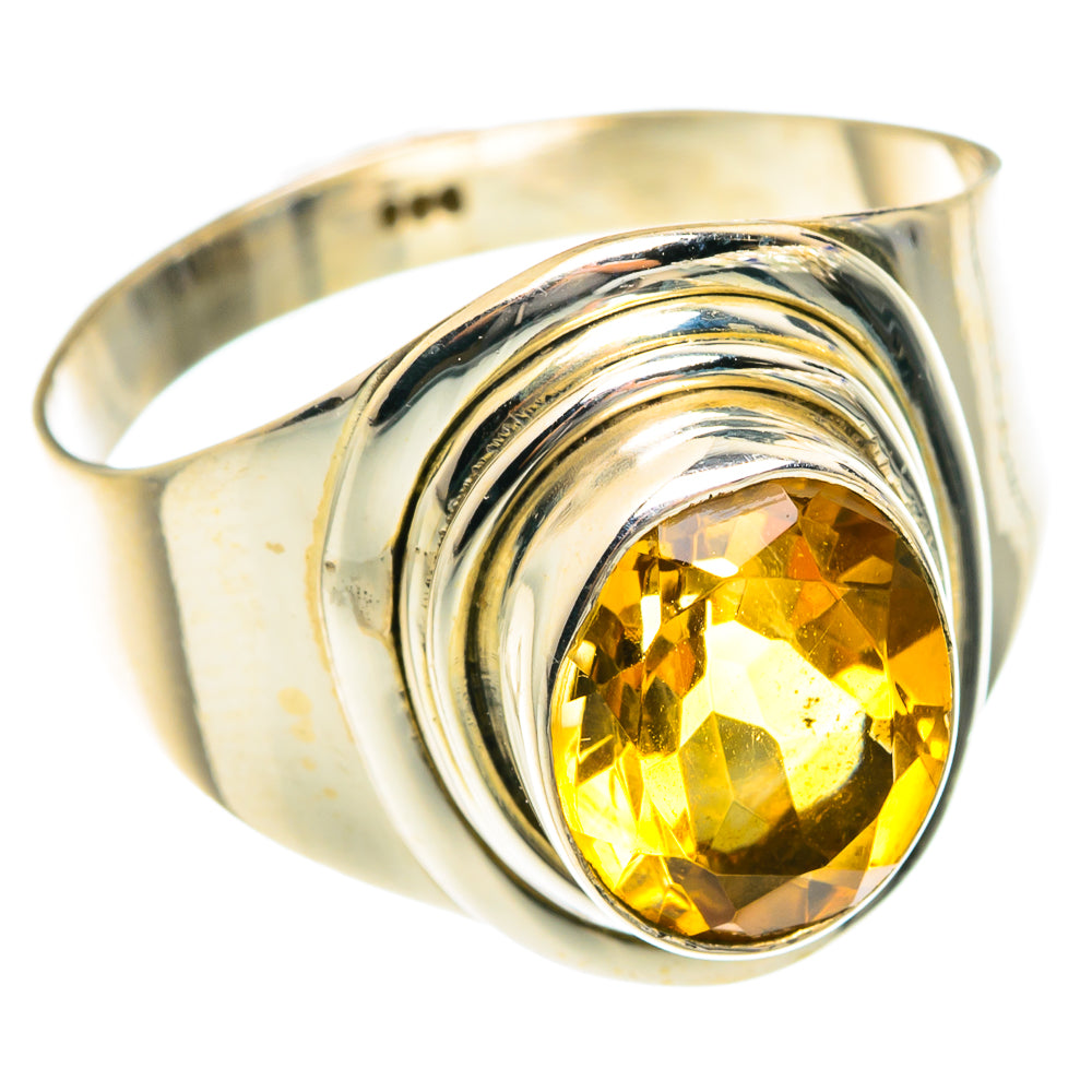 Citrine Rings handcrafted by Anasilvercos - RING76079