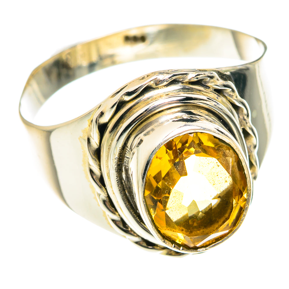 Citrine Rings handcrafted by Anasilvercos - RING76099