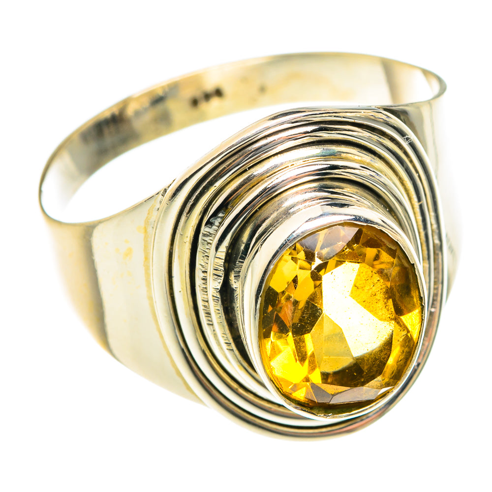 Citrine Rings handcrafted by Anasilvercos - RING76101