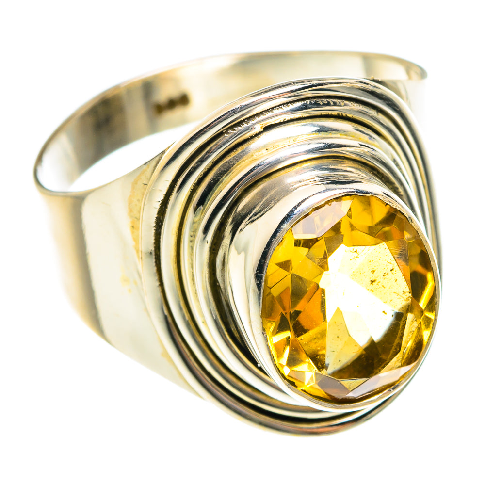 Citrine Rings handcrafted by Anasilvercos - RING76119
