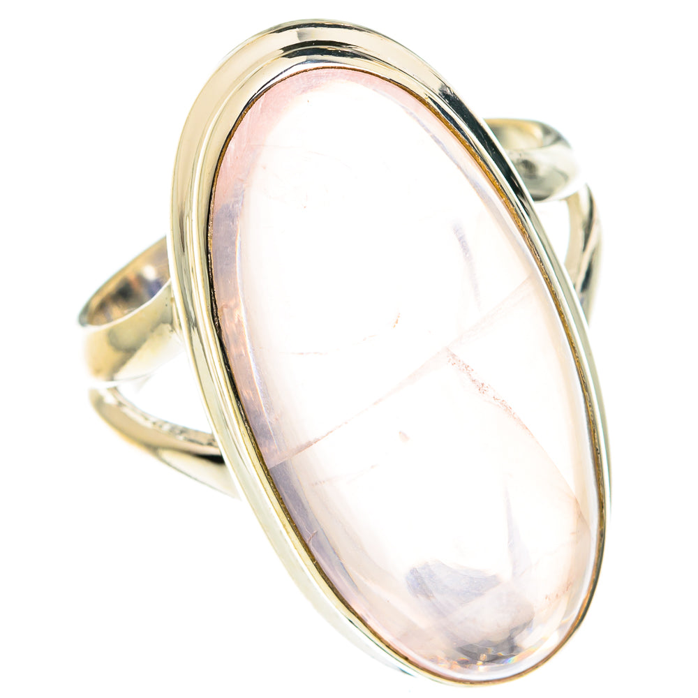 Rose Quartz Rings handcrafted by Anasilvercos - RING76122