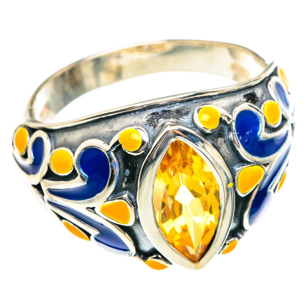 Citrine Rings handcrafted by Anasilvercos - RING76132