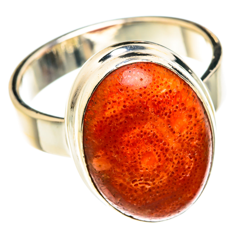 Sponge Coral Rings handcrafted by Anasilvercos - RING76141