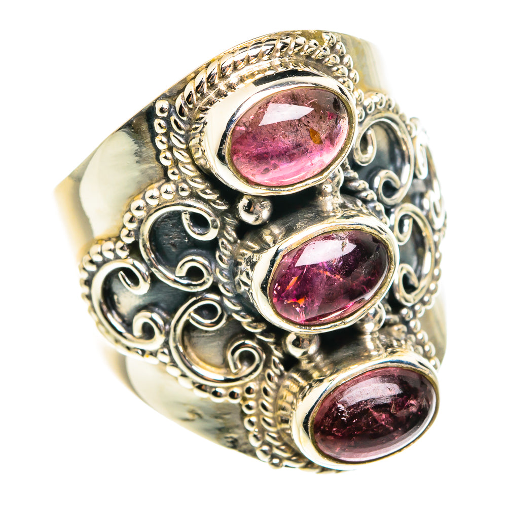 Pink Tourmaline Rings handcrafted by Anasilvercos - RING76143