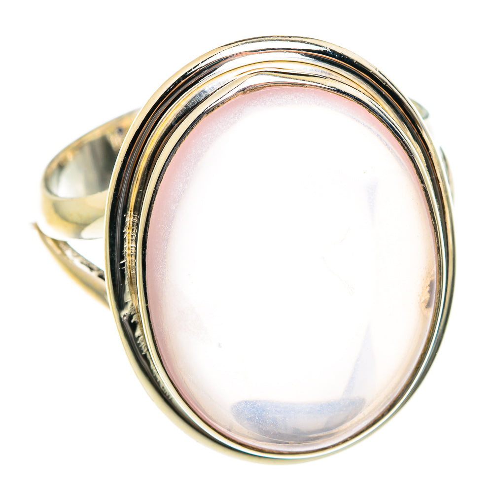 Rose Quartz Rings handcrafted by Anasilvercos - RING76145